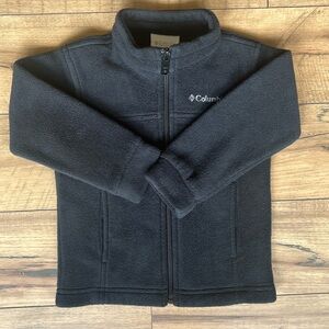 Kid’s Columbia Zip Fleece Black